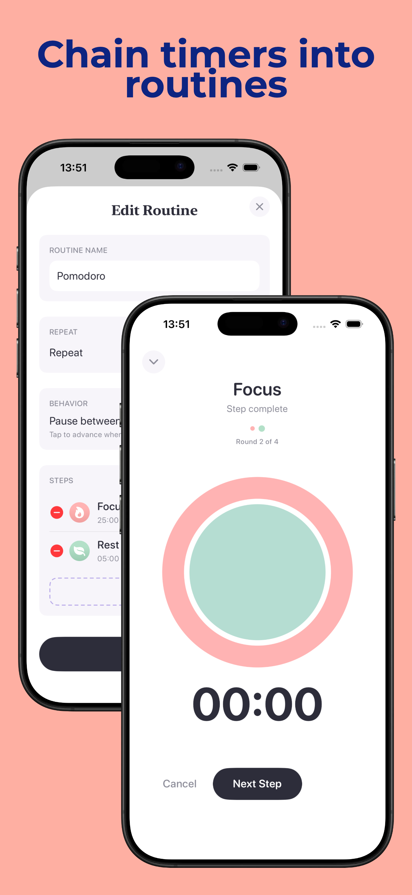 Better Timer active timer